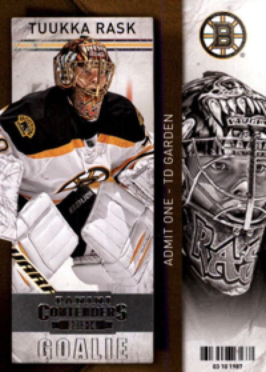 NHL 2013-14 Panini Contenders - No 29 - Tuukka Rask