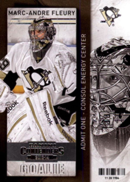 NHL 2013-14 Panini Contenders - No 36 - Marc-Andre Fleury