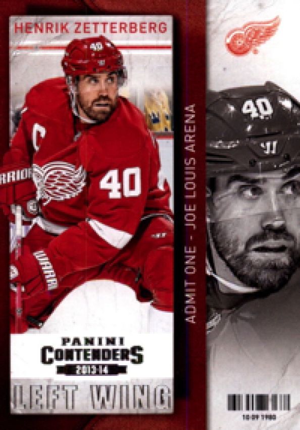 NHL 2013-14 Panini Contenders - No 44 - Henrik Zetterberg