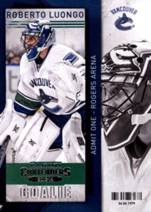 NHL 2013-14 Panini Contenders - No 50 - Roberto Luongo