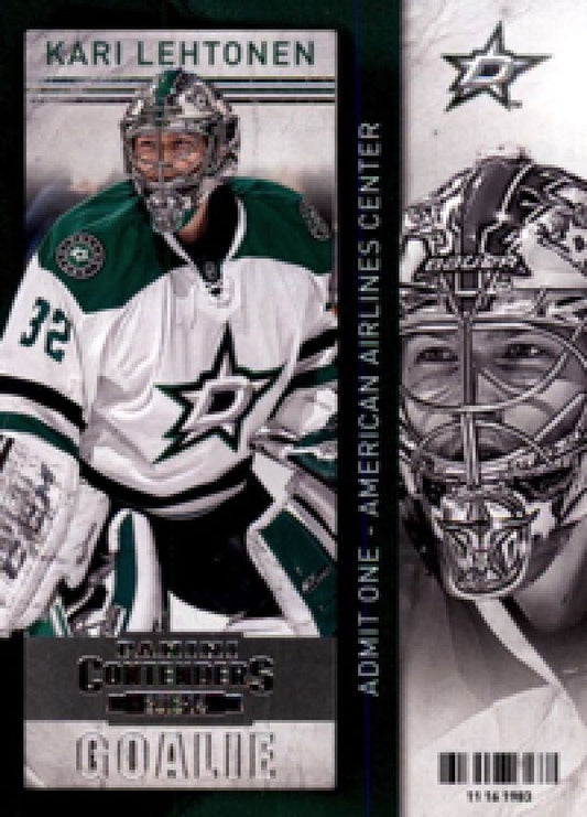 NHL 2013-14 Panini Contenders - No 55 - Kari Lehtonen