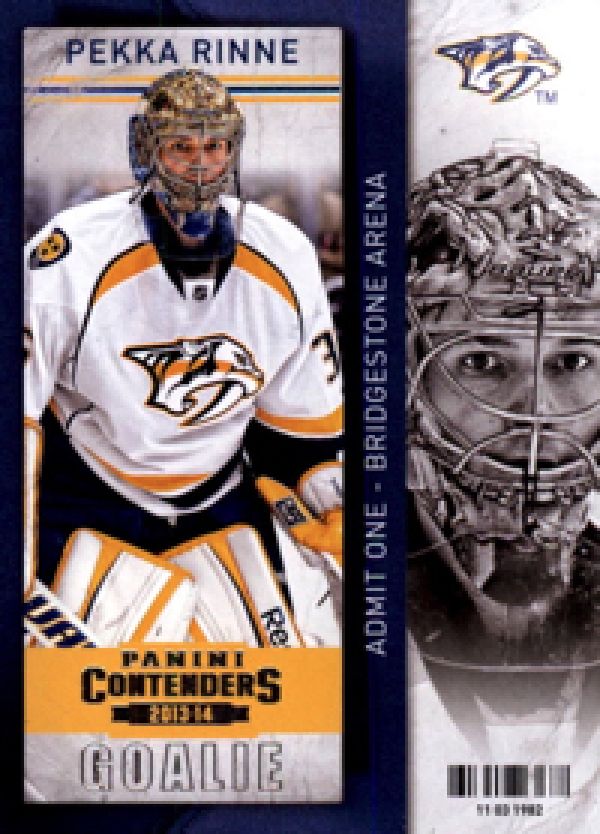 NHL 2013-14 Panini Contenders - No 59 - Pekka Rinne