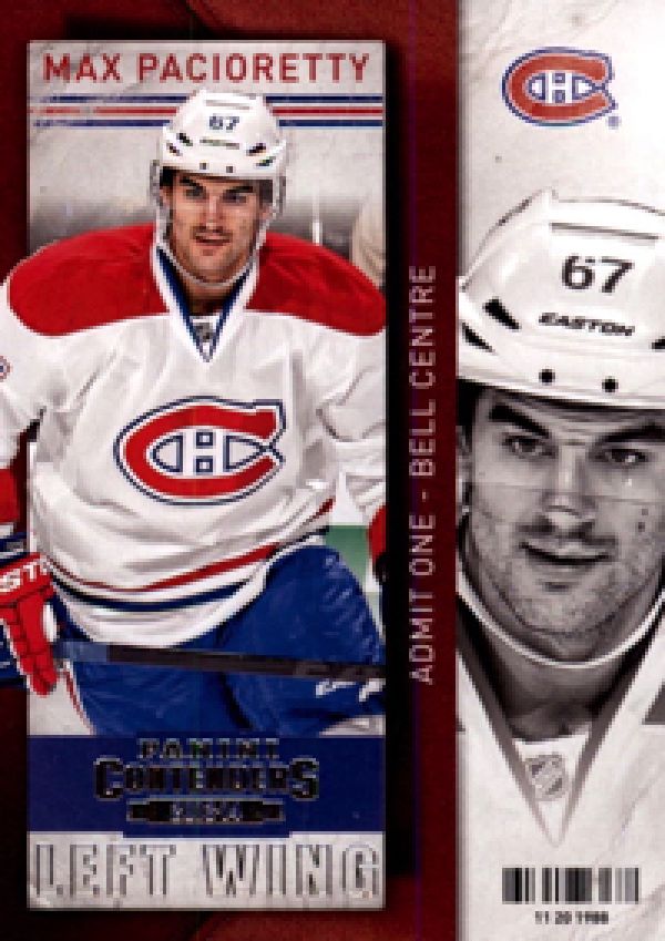 NHL 2013-14 Panini Contenders - No 60 - Max Pacioretty