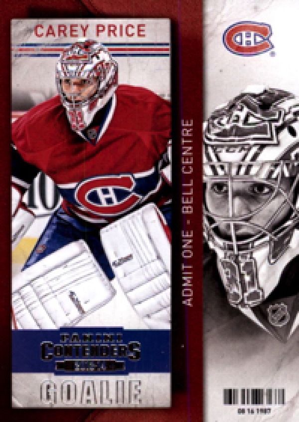 NHL 2013-14 Panini Contenders - No 63 - Carey Price