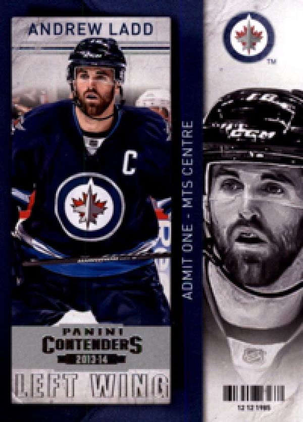 NHL 2013-14 Panini Contenders - No 68 - Andrew Ladd