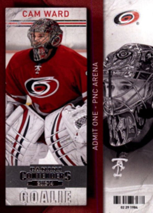 NHL 2013-14 Panini Contenders - No 81 - Cam Ward