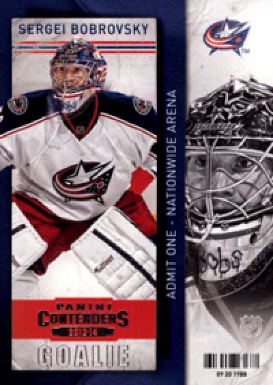 NHL 2013-14 Panini Contenders - No 85 - Sergei Bobrovsky