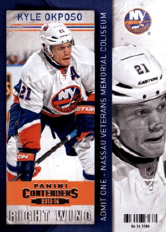 NHL 2013-14 Panini Contenders - No 87 - Kyle Okposo