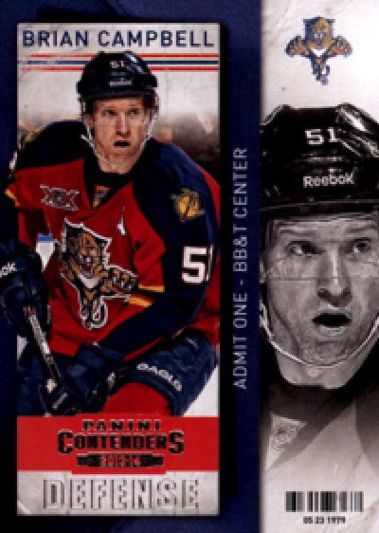 NHL 2013-14 Panini Contenders - No 93 - Brian Campbell