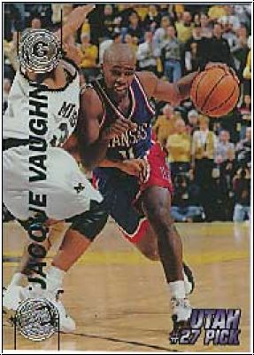 NBA 1997 Press Pass Double Threat Silver - No 26 - Vaughn