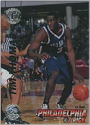 NBA 1997 Press Pass Double Threat Silver - No 7 - Thomas