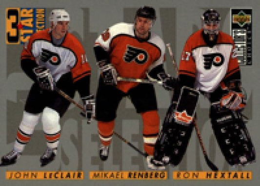 NHL 1996-97 Collector's Choice - No 326 - John LeClair / Mikael Renberg / Ron Hextall