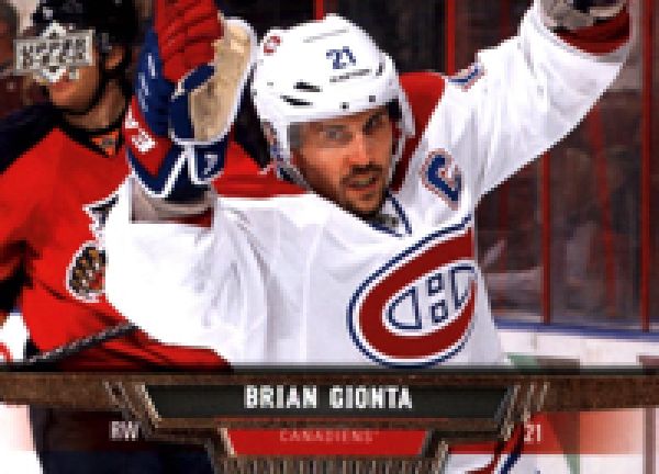 NHL 2013-14 Upper Deck - No 15 - Brian Gionta