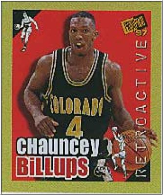 NBA 1997 Press Pass Double Threat Retroactive - No 3 - Chauncey Billups