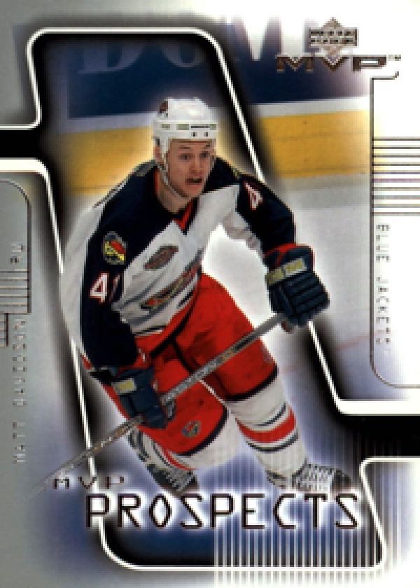 NHL 2001-02 Upper Deck MVP - No. 198 - Matt Davidson