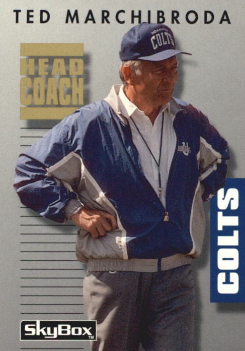 NFL 1992 SkyBox Prime Time - No 248 - Ted Marchibroda