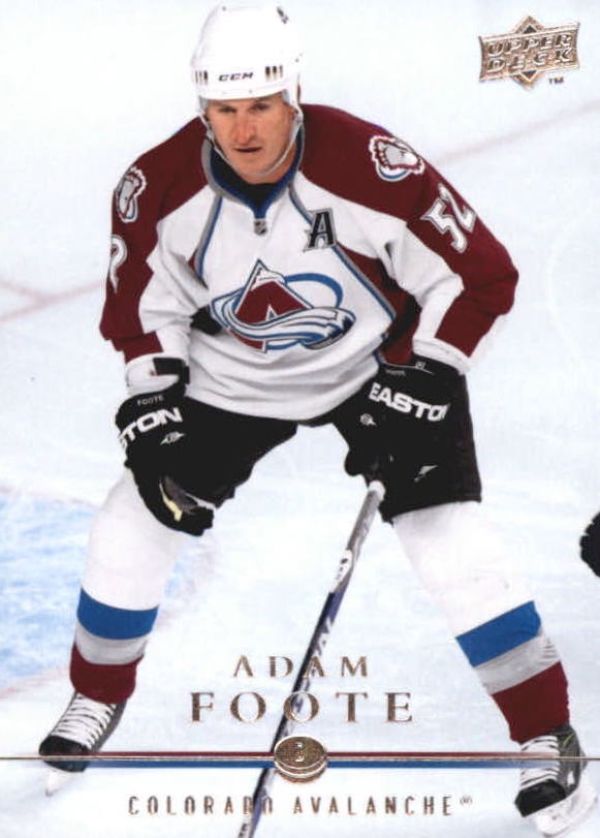 NHL 2008-09 Upper Deck - No. 300 - Adam Foote