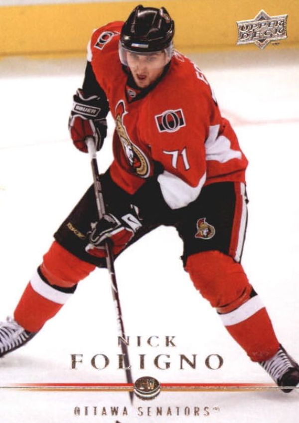 NHL 2008-09 Upper Deck - No. 391 - Nick Foligno