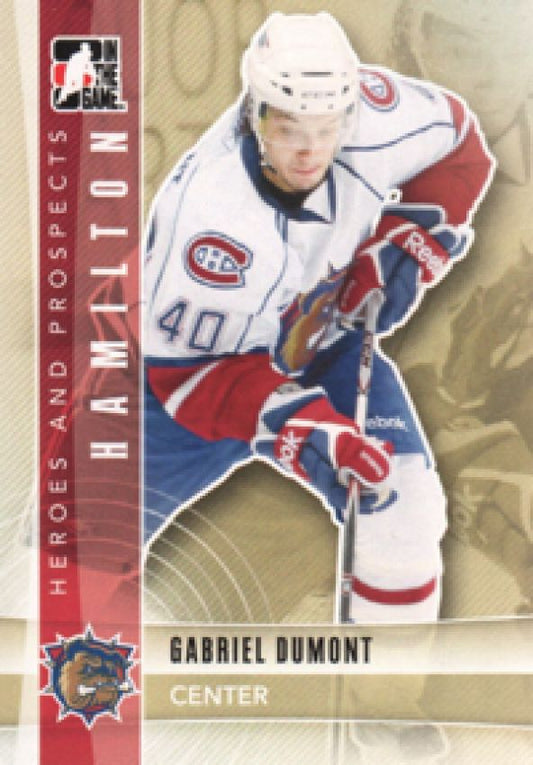 NHL 2011-12 ITG Heroes and Prospects - No 115 - Gabriel Dumont