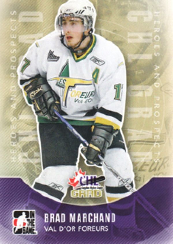 NHL 2011-12 ITG Heroes and Prospects - No 186 - Brad Marchand