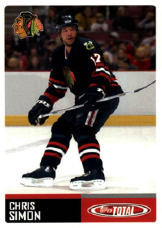 NHL 2002-03 Topps Total - No 82 - Chris Simon