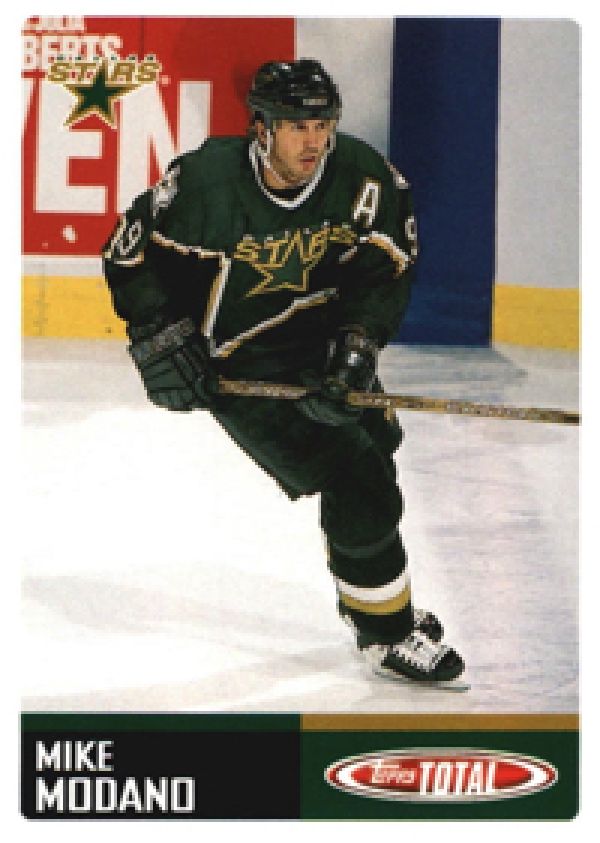 NHL 2002-03 Topps Total Team Checklist - No TTC9 - Mike Modano