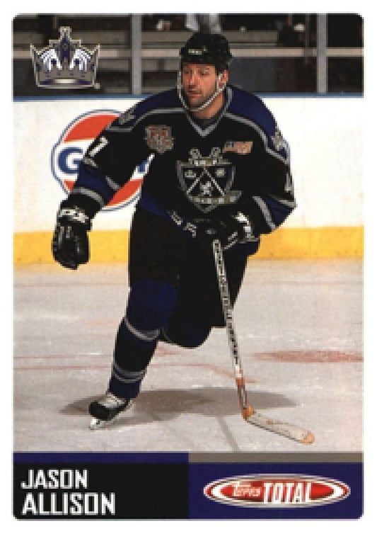 NHL 2002-03 Topps Total Team Checklist - No TTC13 - Jason Allison