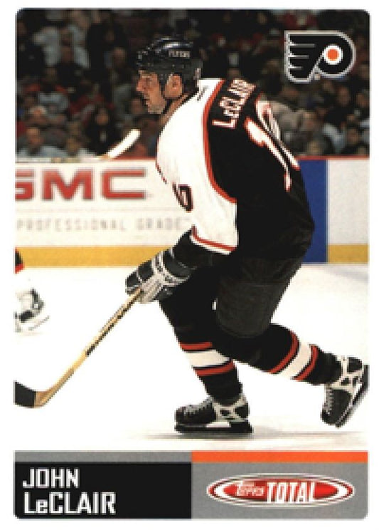 NHL 2002-03 Topps Total Team Checklist - No TTC22 - John LeClair