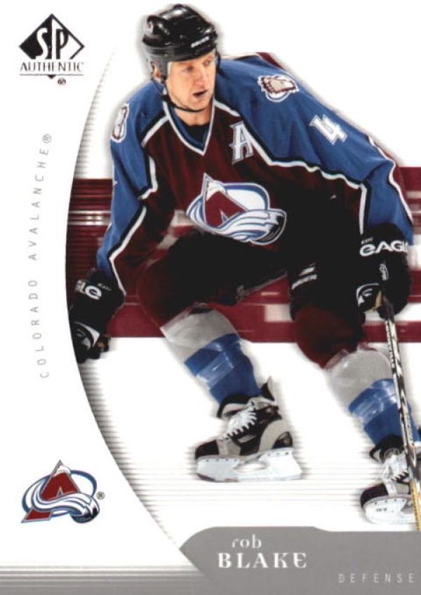 NHL 2005-06 SP Authentic - No 28 - Rob Blake