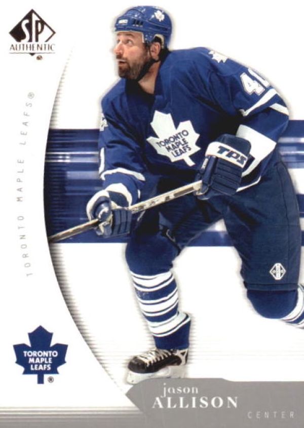 NHL 2005-06 SP Authentic - No 96 - Jason Allison