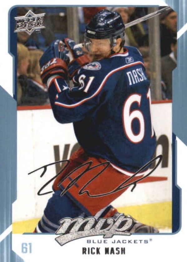 NHL 2008-09 Upper Deck MVP - No. 83 - Rick Nash