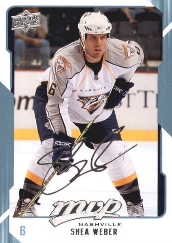 NHL 2008-09 Upper Deck MVP - No. 165 - Shea Weber