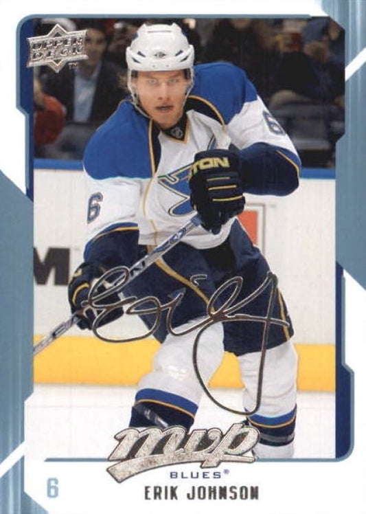 NHL 2008-09 Upper Deck MVP - No. 255 - Erik Johnson