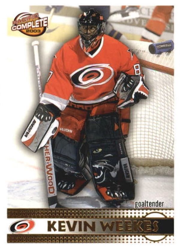 NHL 2002-03 Pacific Complete - No 143 - Kevin Weekes