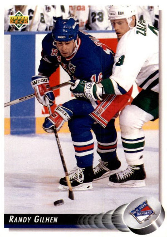 NHL 1992 / 93 Upper Deck - No 82 - Randy Gilhen