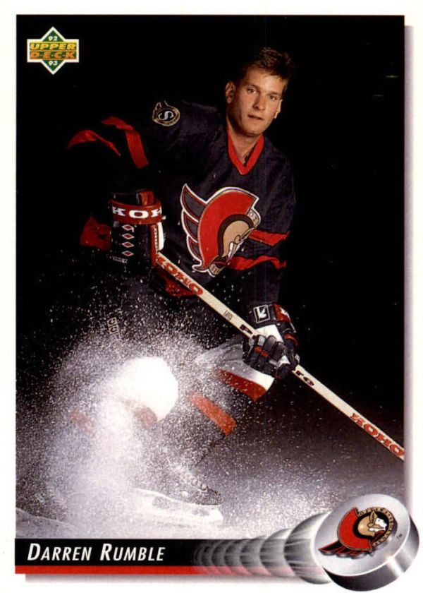 NHL 1992/93 Upper Deck - No 110 - Darren Rumble