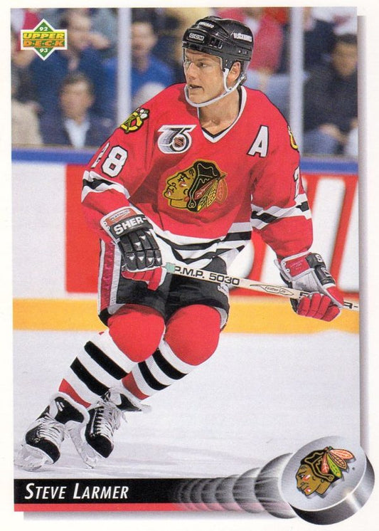 NHL 1992/93 Upper Deck - No 135 - Steve Larmer