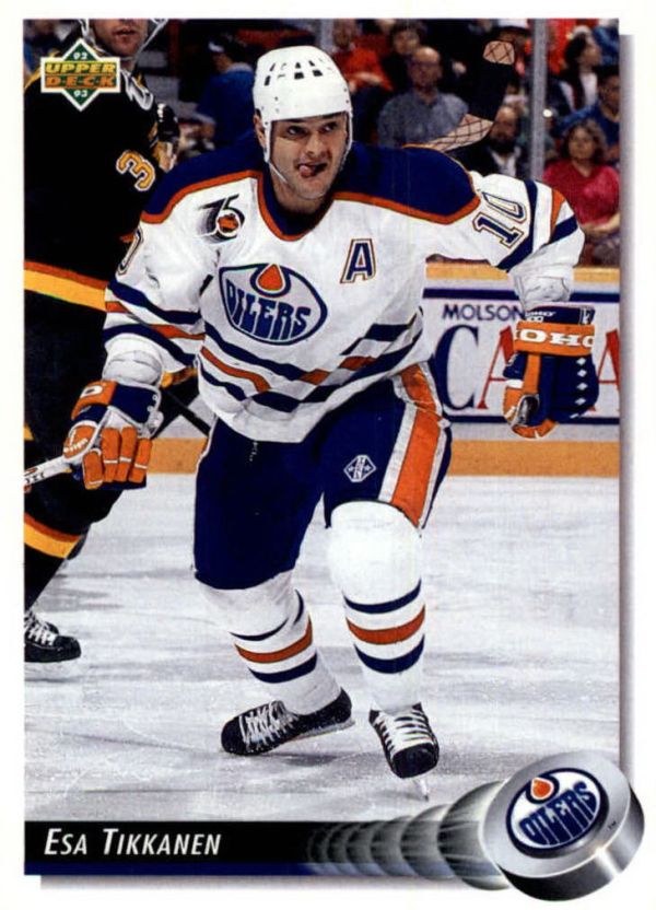 NHL 1992/93 Upper Deck - No 188 - Esa Tikkanen