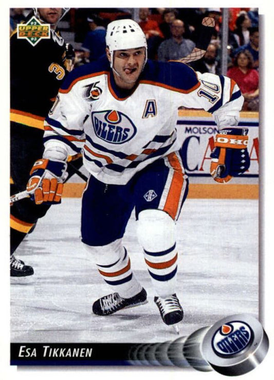 NHL 1992 / 93 Upper Deck - No 188 - Esa Tikkanen