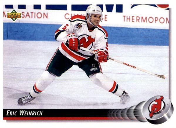 NHL 1992/93 Upper Deck - No 195 - Eric Weinrich