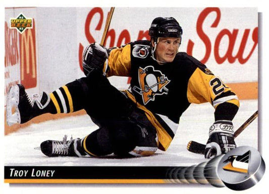 NHL 1992 / 93 Upper Deck - No 208 - Troy Loney