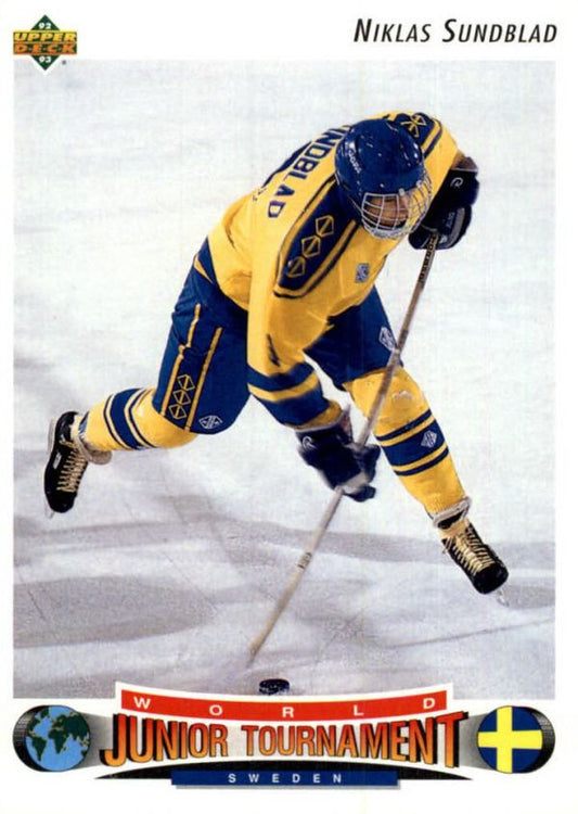 NHL 1992 / 93 Upper Deck - No 227 - Niklas Sundblad
