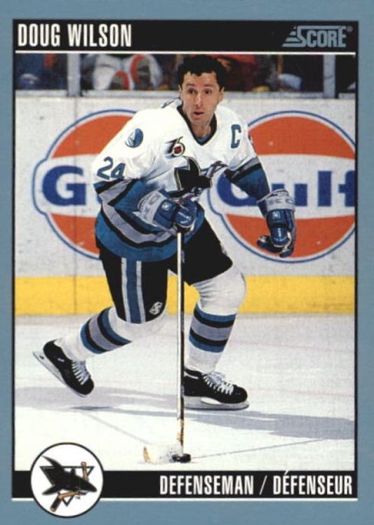 NHL 1992 / 93 Score Canadian - No 15 - Doug Wilson