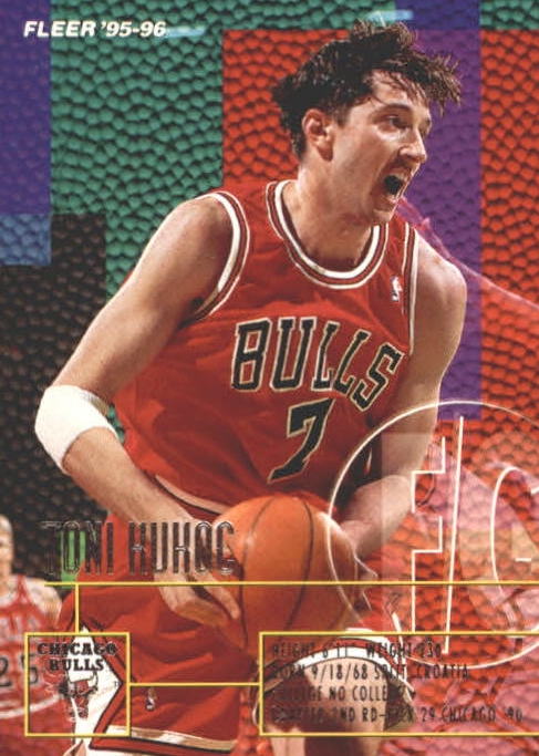 NBA 1995-96 Fleer - No. 24 - Toni Kukoc