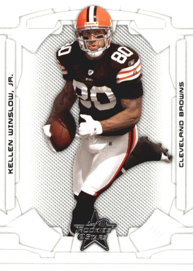 NFL 2008 Leaf Rookies and Stars - No 24 - Kellen Winslow jr.