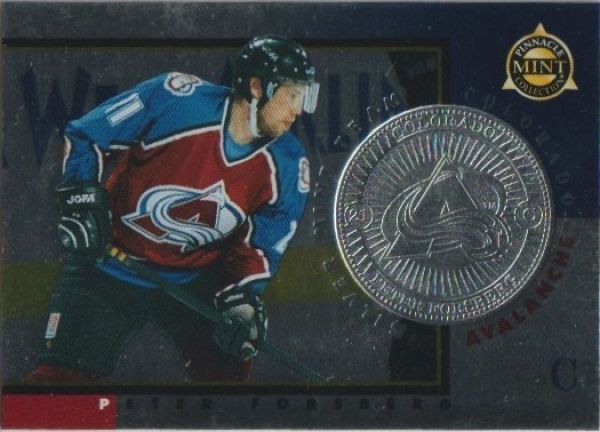 NHL 1997-98 Pinnacle Mint Silver Team - No 3 - Peter Forsberg