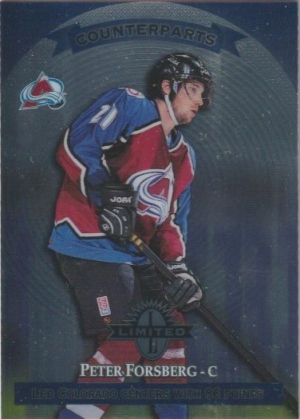 NHL 1997 / 98 Donruss Limited - No 2 - Peter Forsberg / Mike Knuble