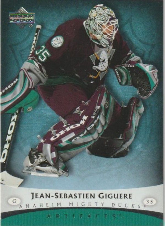 NHL 2005-06 Artifacts - No 1 - Jean-Sebastien Giguere