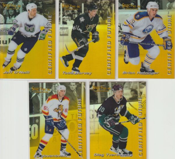 NHL 1995-96 Select Certified Future - No 1 to No 10 - complete set