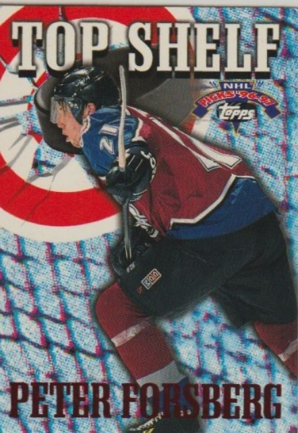 NHL 1996 / 97 Topps Picks Top Shelf - No TS7 - Peter Forsberg